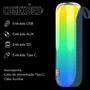 Imagem de Caixa Caixinha De Som Bluetooth 5.1 Portatil Led Potente Tws