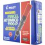 Imagem de Caixa com 12 Pincel Atomico 1100P Vermelho Recarregavel Pilot