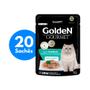 Imagem de Caixa com 20 Sachês Golden Gourmet Para Gatos Castrados Sabor Frango - 70g Cada