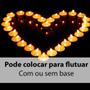Imagem de Caixa Com 50 Velas Tipo Rechaud Com Base De Alumínio