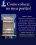 Imagem de Caixa Correio Carta Grade/embuti Portão PRETA +3 NÚMERO PVC C/cadeado