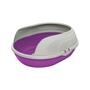 Caixa de Areia Sanitária Bandeja Higiênico Com arco para Gato FURACÃO PET - FURACAO PET Imagem de Caixa de Areia Sanitária Bandeja Higiênico Com arco para Gato FURACÃO PET