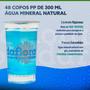 Imagem de Caixa de Copo Água Mineral Daflora sem gás 300ml Kit com 48 unidades