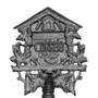 Imagem de Caixa de Correio Colonial Uva com Pé Ferro Fundido
