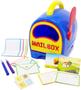 Imagem de Caixa de correio de brinquedos Boley Kids para crianças e crianças - Caixa de Correio de Brinquedo Educacional com Letras, Cartões Postais e Folhas de Selo - Conjunto de Jogos Perfeitos para Horas de Brincadeira de Mentira e Aprendizagem Divertida!