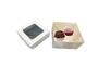 Imagem de Caixa De Doce Brigadeiro Com Visor 8x8x4 Kraft 50 Unidades