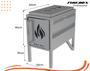 Imagem de Caixa de Fogo Firebox Profissional Parrillas Hotbox