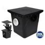 Caixa De Gordura Grande 20L Standard Preta Metasul Imagem de Caixa De Gordura Grande 20L Standard Preta Metasul