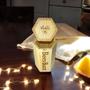 Imagem de Caixa de madeira pinus sextavada alta x3, para armazenar mel, bijouteria, jóias, cosmética costu