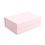 Imagem de Caixa de Papel Rígido Retangular Rosa Bebê com Ímã - 1 unidade - Cromus - Rizzo