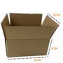 Imagem de Caixa de Papelão SemiKraft para Envios de E-commerce 18x13x9 com 150 Unidades.