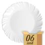 Imagem de Caixa de prato opaline pétala sobremesa 19,5cm 6pc duralex