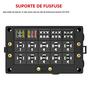 Imagem de Caixa de Relé Automotiva de 10 Vias 12V com Suporte para 15 Fusíveis de Lâmina