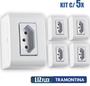 Imagem de Caixa de Sobrepor 1 Tomada 2P+T 10A 250V Tramontina LizFlex BR kit c/5 uni