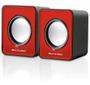 Imagem de Caixa De Som 2.0 Mini 3w Rms Multilaser Vermelho