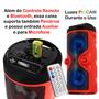 Imagem de Caixa De Som Amplificada Bluetooth Pendrive FM Com Microfone Karaoke Portátil e Controle - DS13