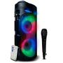 Imagem de Caixa de Som Amplificada Bluetooth Portátil e Microfone Karaoke