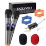 Imagem de Caixa De Som Amplificada Xc-812 Polyvox Bluetooth Usb 700w + 2 Microfones sem Fio Polyvox