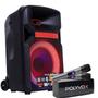 Imagem de Caixa De Som Amplificada Xc-812 Polyvox Bluetooth Usb 700w + 2 Microfones sem Fio Polyvox