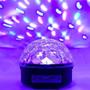 Imagem de Caixa de Som BALL Globo Magico LED de Cristal com Entrada para SD USB