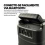 Imagem de Caixa De Som Bluethooth Led Estéreo Com Entrada P Microfone 