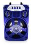 Imagem de Caixa De Som Bluetooth 10W Grasep D-Bh4104 Azul Com Led