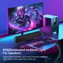 Imagem de Caixa de Som Bluetooth 50W RMS Soundbar Gamer LED RGB Recarregável USB