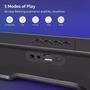 Imagem de Caixa de Som Bluetooth 50W RMS Soundbar Gamer LED RGB Recarregável USB