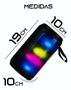Imagem de Caixa De Som Bluetooth Amplificada Mp3 Fm Usb Cartão Sd Bateria Led Rítmico