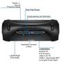 Imagem de Caixa De Som Bluetooth Boombox Intense Gradiente Gsp300 - 100w