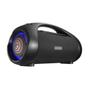 Imagem de Caixa De Som Bluetooth Boombox Potente Portátil 100W Gradiente Gsp300 Bivolt Com Alça Resistente a Respingos Água Google Assistent Siri