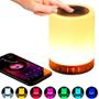 Imagem de Caixa de Som Bluetooth e Abajur com  Troca de Cores Touch 