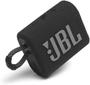 Imagem de Caixa de Som Bluetooth JBL GO3 IPX7,Potência de 4.2 W RMS,À Prova d'água, Autonomia de 5 Horas Preto