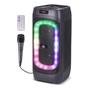 Imagem de Caixa de Som Bluetooth Karaokê Alto-falante Grasep D-S32 Com Microfone e Controle LED Colorido RGB USB FM MP3