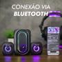 Imagem de Caixa De Som Bluetooth Multimidia 2.1 Led Rgb P2 Usb Game Pc