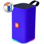 Imagem de Caixa De Som Bluetooth Rgb Com Rádio Fm Caixinha Potente Com Som Alto Entrada Usb