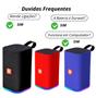 Imagem de Caixa De Som Bluetooth Rgb Com Rádio Fm Caixinha Potente Com Som Alto Entrada Usb