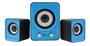 Imagem de Caixa De Som Bluetooth Subwoofer 2.1 6W Kp-7023 Azul