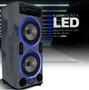 Imagem de Caixa De Som Bob Residencial Boa Amplificada 500w Kit 2 Vias 6 Pol + Player Bluetooth USB LED