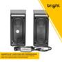 Imagem de Caixa de Som Bright Pegasus c/ Iluminação RGB c/ Entrada USB