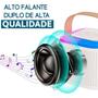 Imagem de Caixa De Som Com Microfone Infantil Caixinha Bluetooth Sem Fio