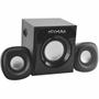 Imagem de Caixa de Som com Subwoofer 2.1 USB 7W RMS - Preto MYMAX