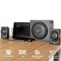 Imagem de Caixa de Som com Subwoofer Speaker Set Yuri 2.1 120W com Fio Som Potente Powerful Bass Trust