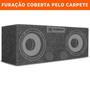 Imagem de Caixa De Som Dutada Vazia Corujinha Residencial Furo 2 Alto Falante 6" Player 1 Din Horizontal