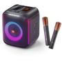 Imagem de Caixa de Som JBL Partybox Encore, com 2 Microfones Sem Fio, Light Show, Bluetooth, USB, 100W RMS, Preto - 58035034