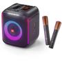Imagem de Caixa de Som JBL Partybox Encore, com 2 Microfones Sem Fio, Light Show, Bluetooth, USB, 100W RMS, Preto - 58035034