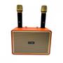 Imagem de Caixa de Som Karaokê sem fio Bluetooth com 02 Microfones 100W PMPO Altomex AM-8510