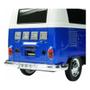 Imagem de Caixa De Som Kombi Bluetooth Led Miniatura De Carro Kombosa (Azul)