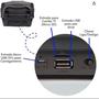 Imagem de Caixa de Som Mini Bluetooth Portátil com alça LED