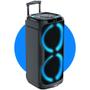 Imagem de Caixa de Som Moob Groove Com Alça Entrada para 2 Microfones Função TWS Bluetooth 5.0 e 2 Alto Falantes 1200W